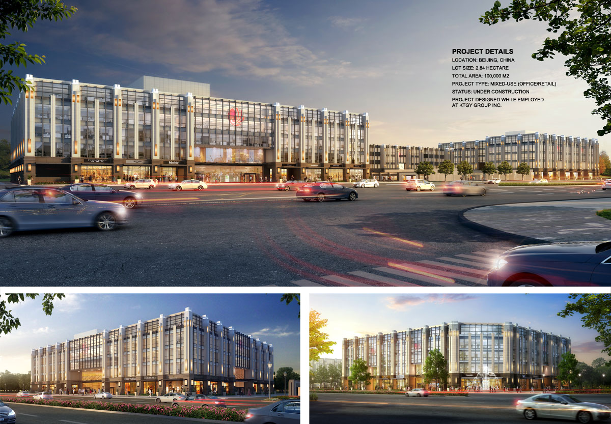 Beijing China Mixed-Use Office/Retail Complex with Senior Housing